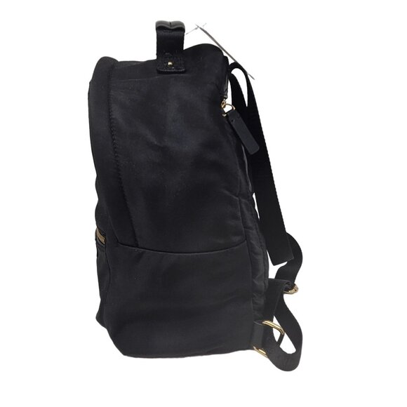 Calvin Klein Mini Back Pack Black Gold Zipper Adjustable Straps Pockets RN54163 main image 7